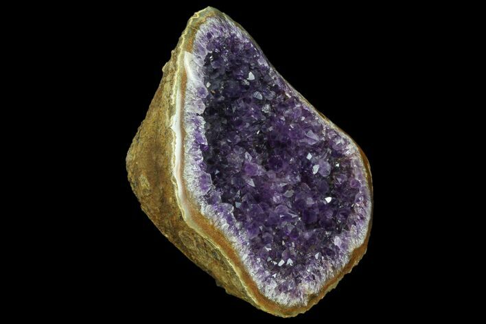Wide Purple Amethyst Geode - Uruguay #83541